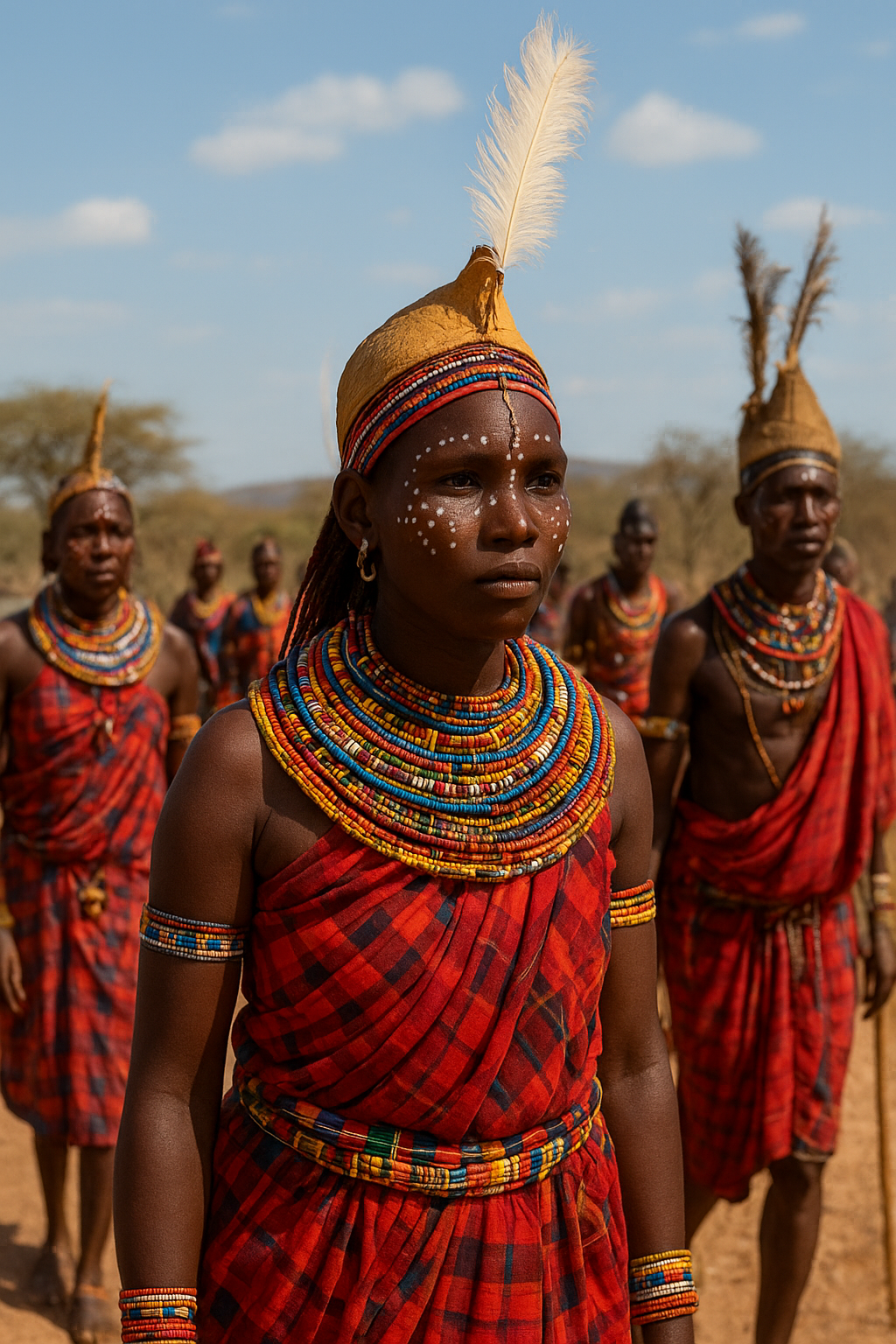 Rendille woman with traditional beads